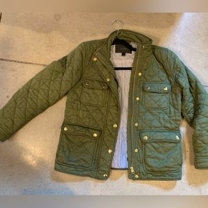 J Crew Quilted Downtown Field Jacket Small Petite SP